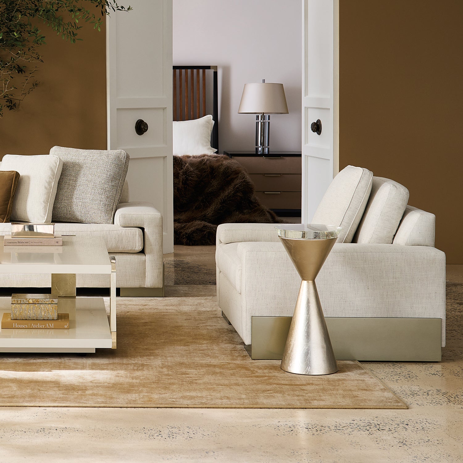 Caracole Spy Glass Side Table