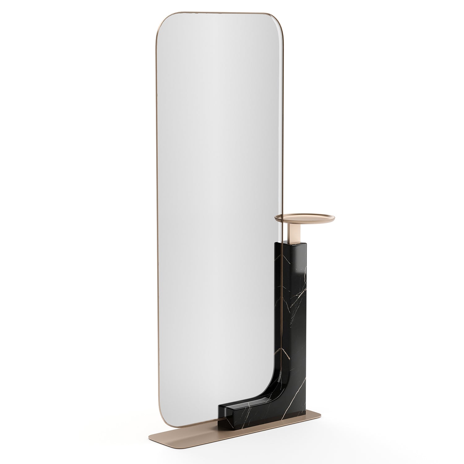 Caracole Overlap Dark Floor Mirror