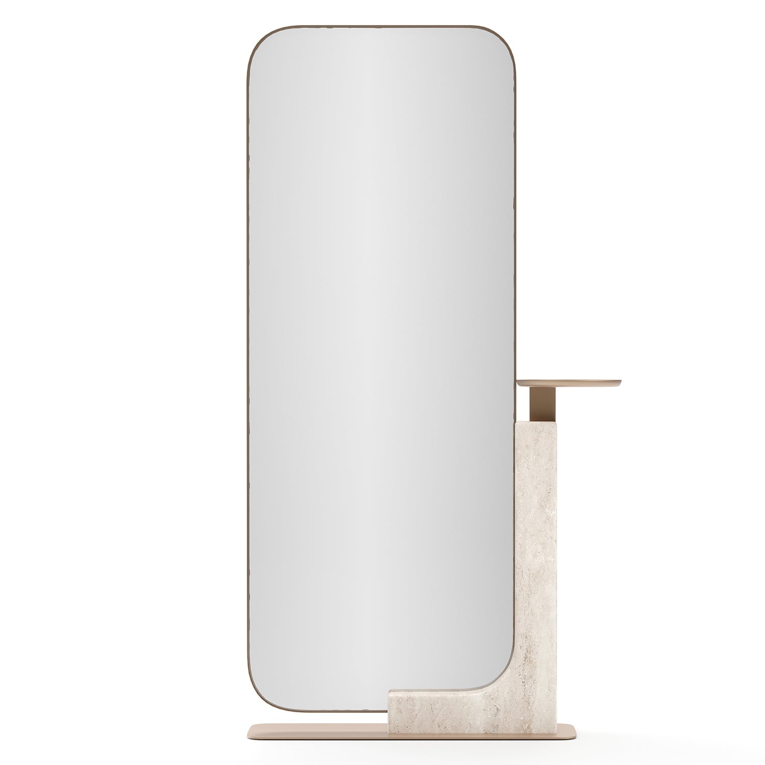 Caracole Overlap Light Floor Mirror