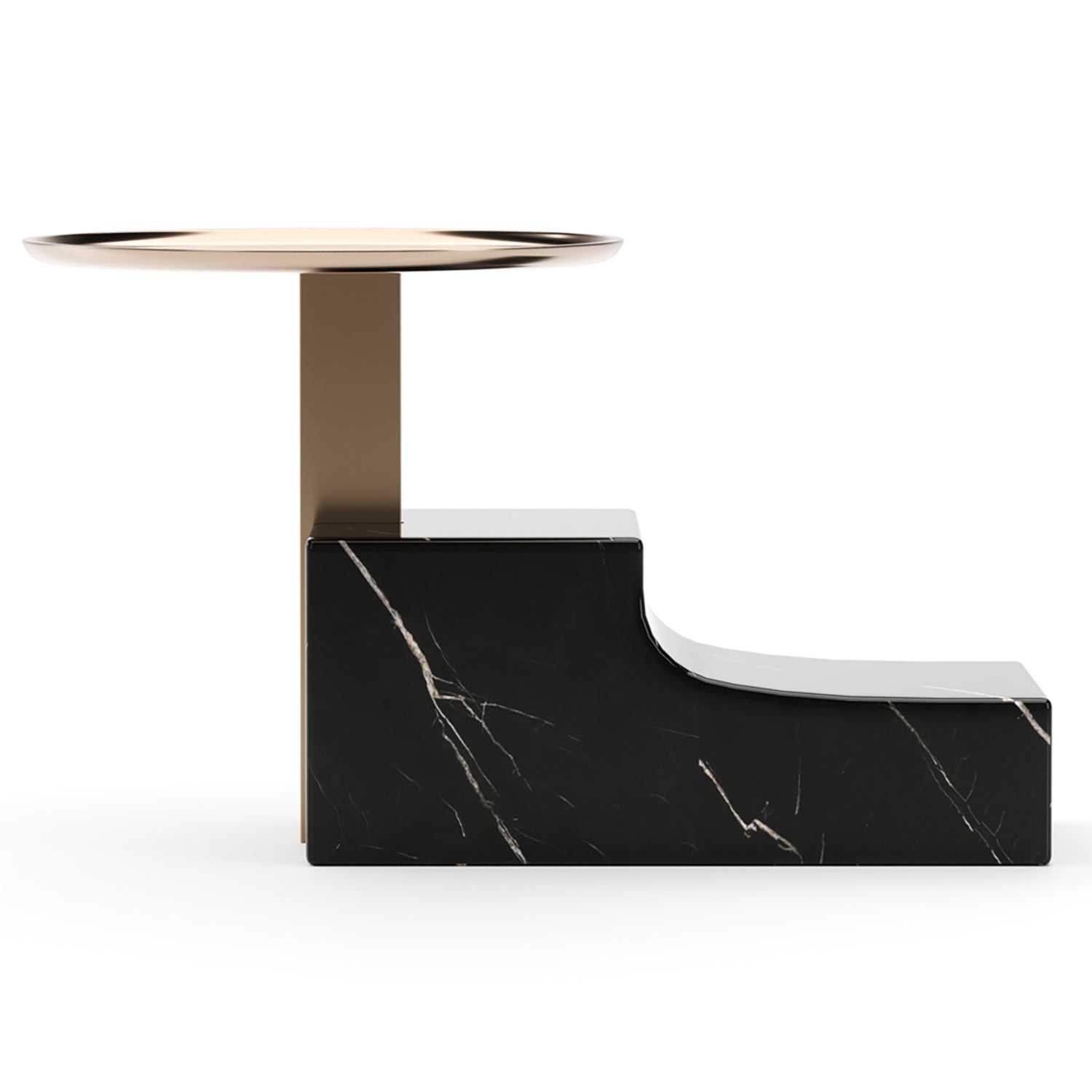 Caracole Overlap Dark Nightstand Base