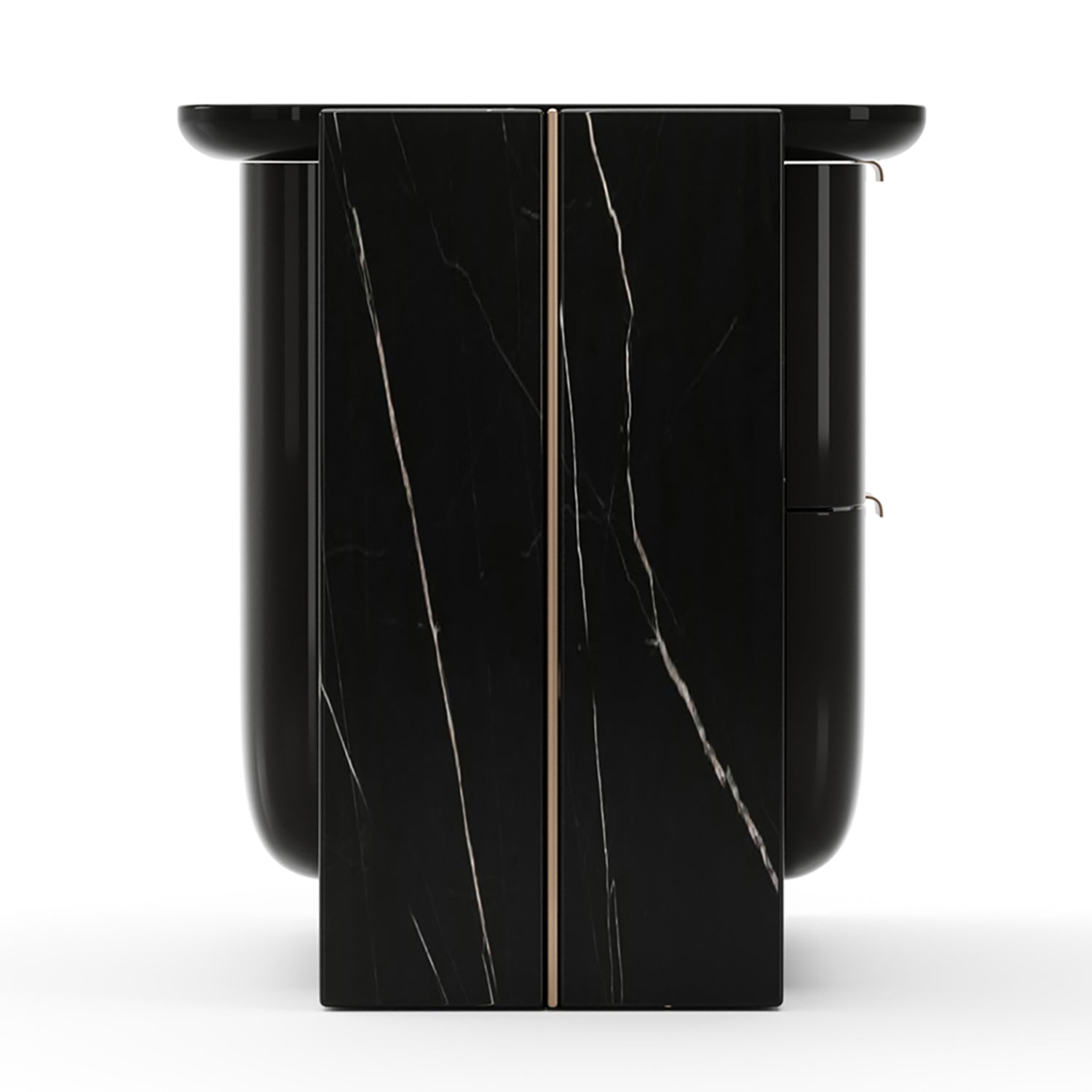 Caracole Overlap Dark Small Nightstand
