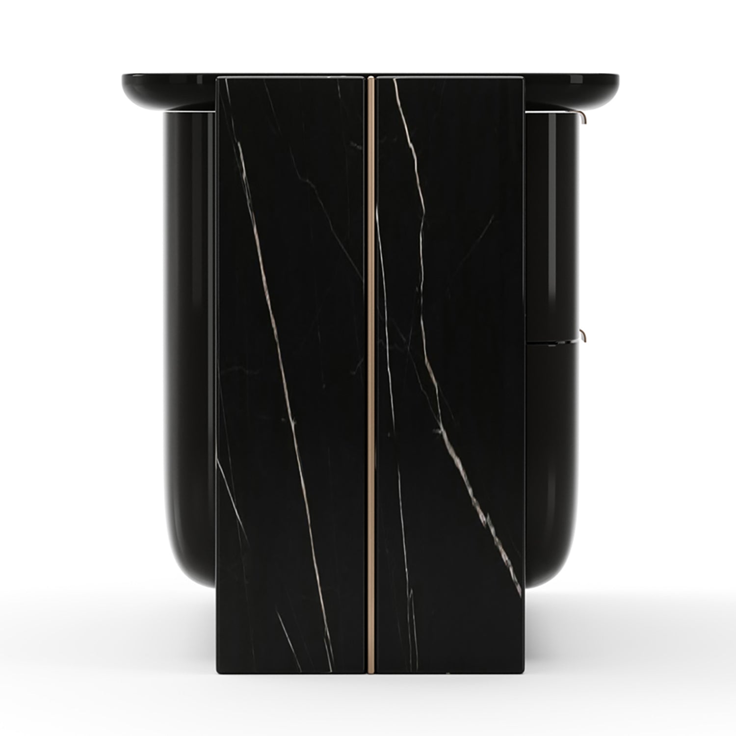 Caracole Overlap Dark Large Nightstand