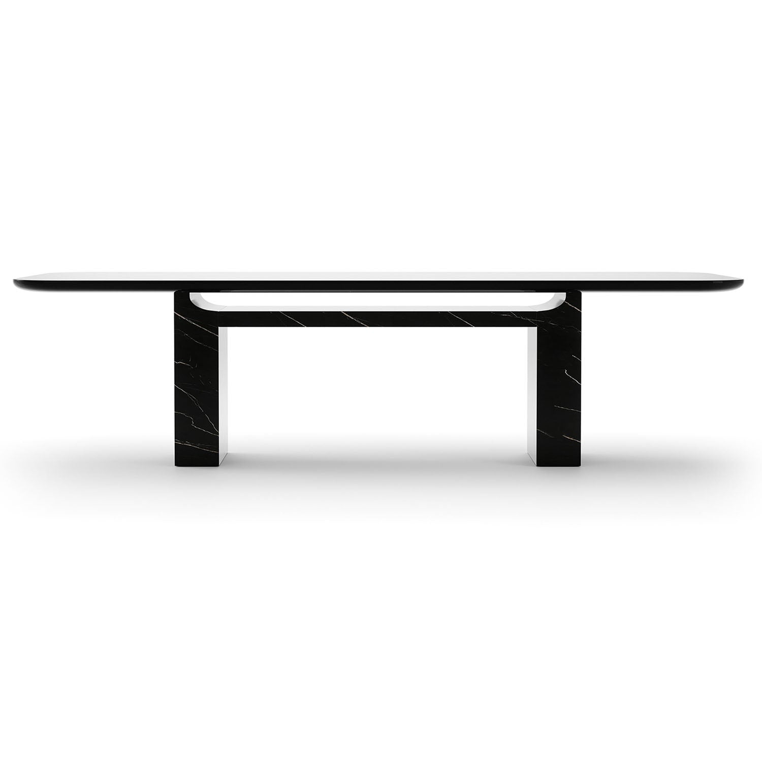 Caracole Overlap Dark Rectangle Dining Table