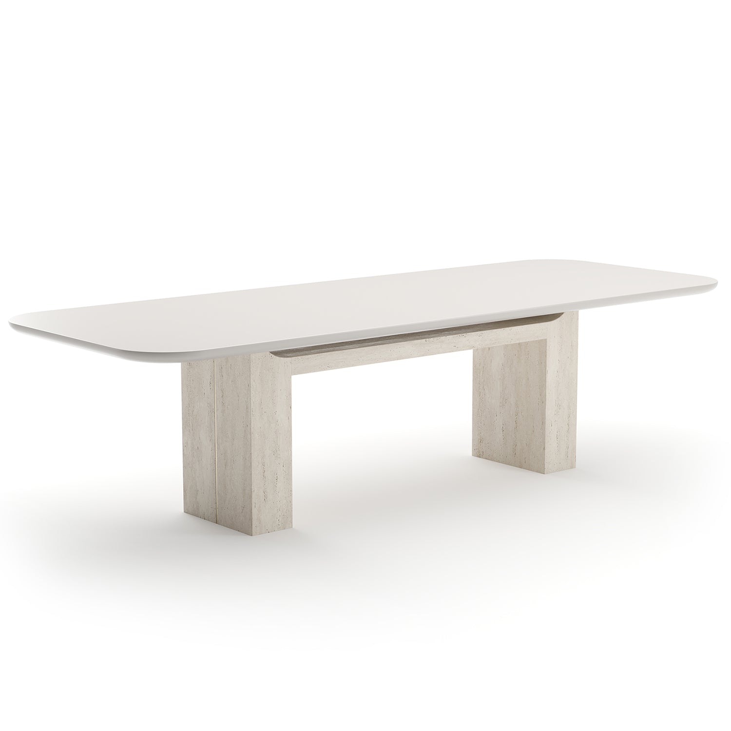 Caracole Overlap Light Rectangle Dining Table