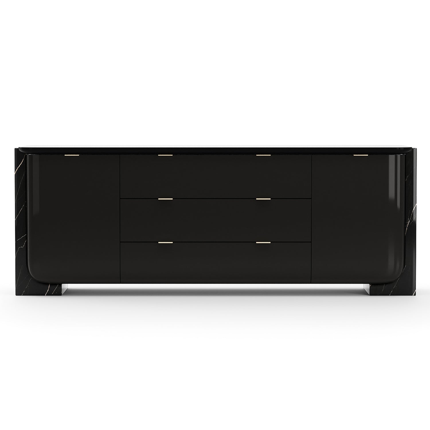 Caracole Overlap Dark Sideboard