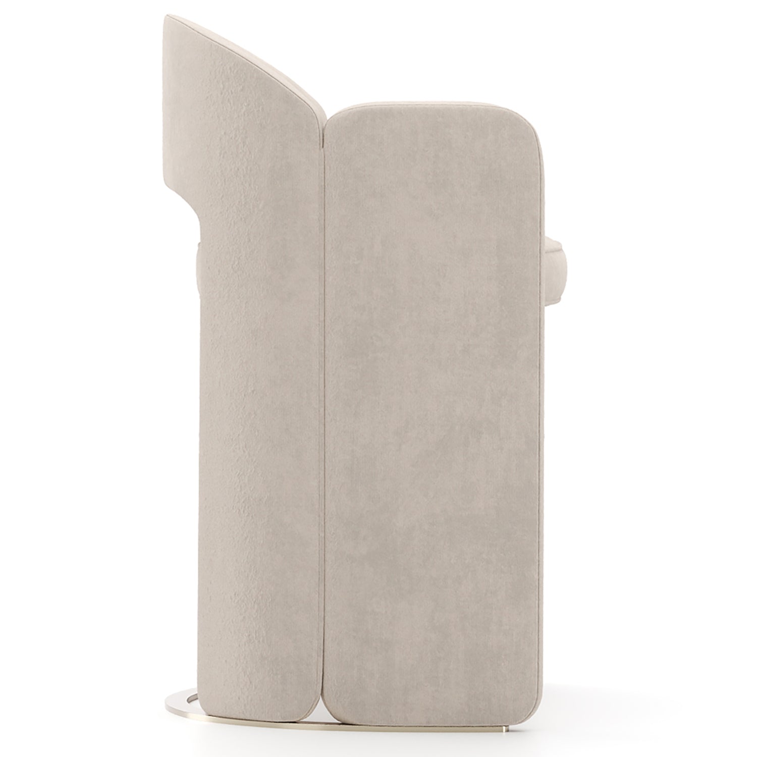 Caracole Overlap Ivory Counter Stool