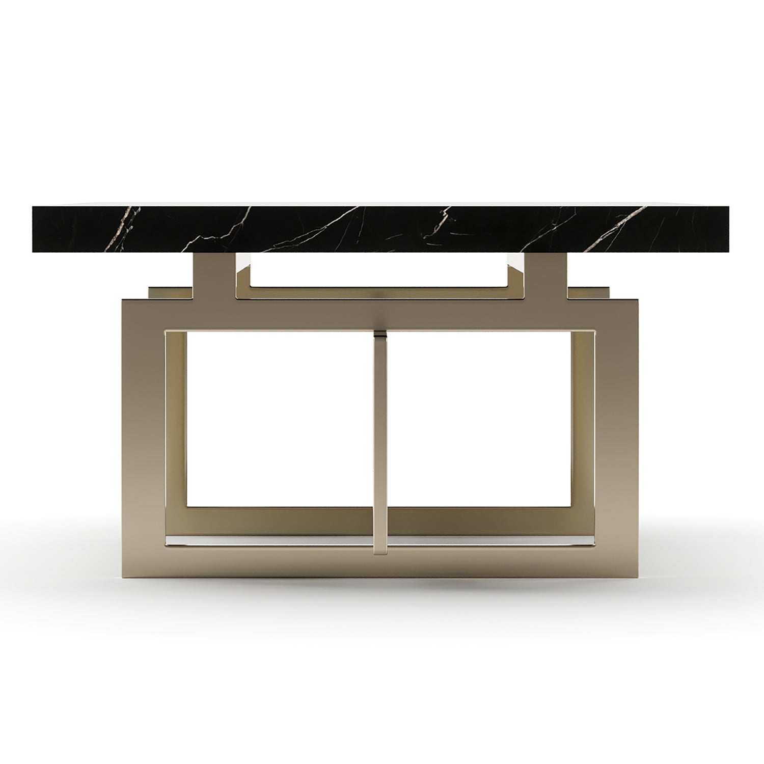 Caracole Wish You Were Here Dark 60in Rectangle Cocktail Table