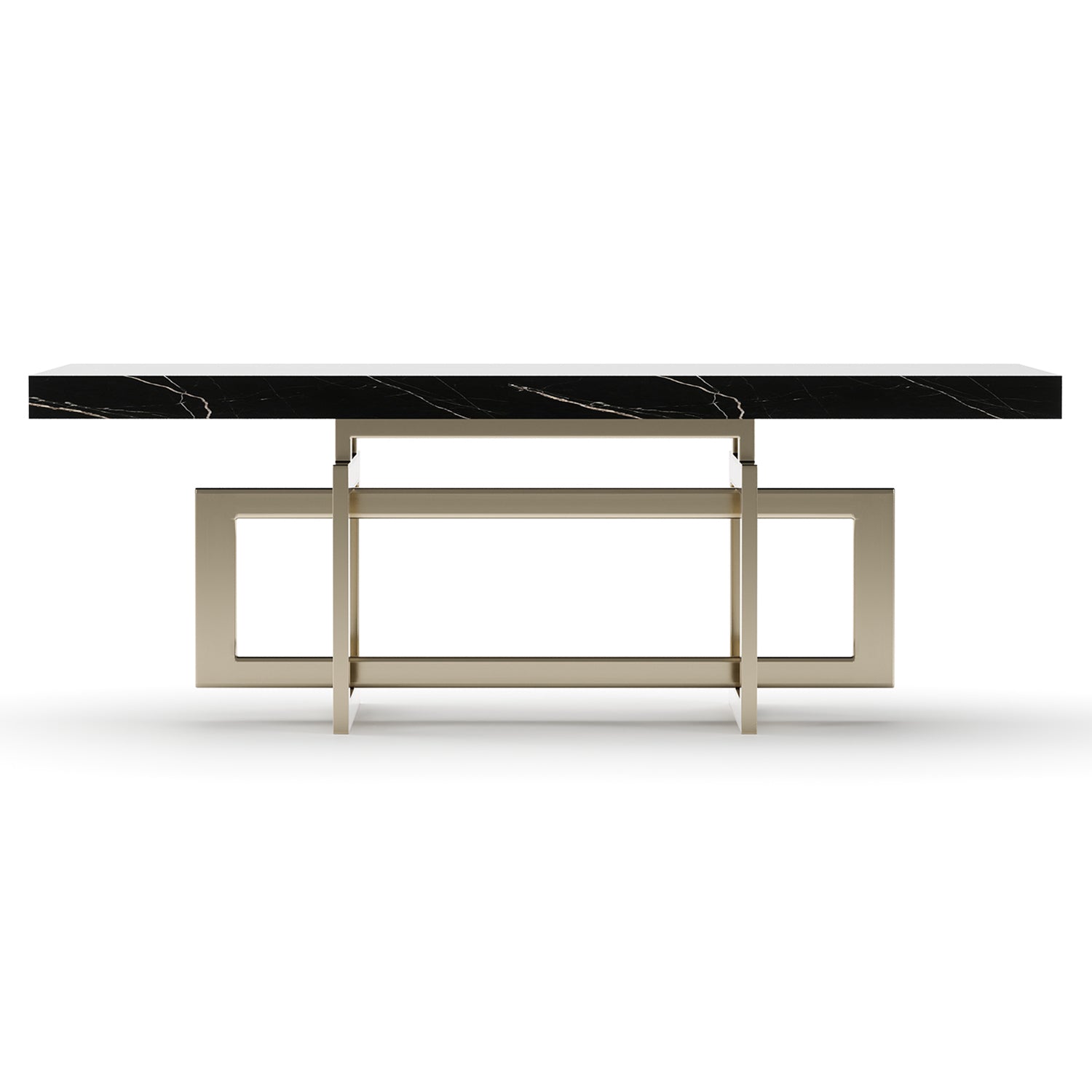 Caracole Wish You Were Here Dark 48in Rectangle Cocktail Table