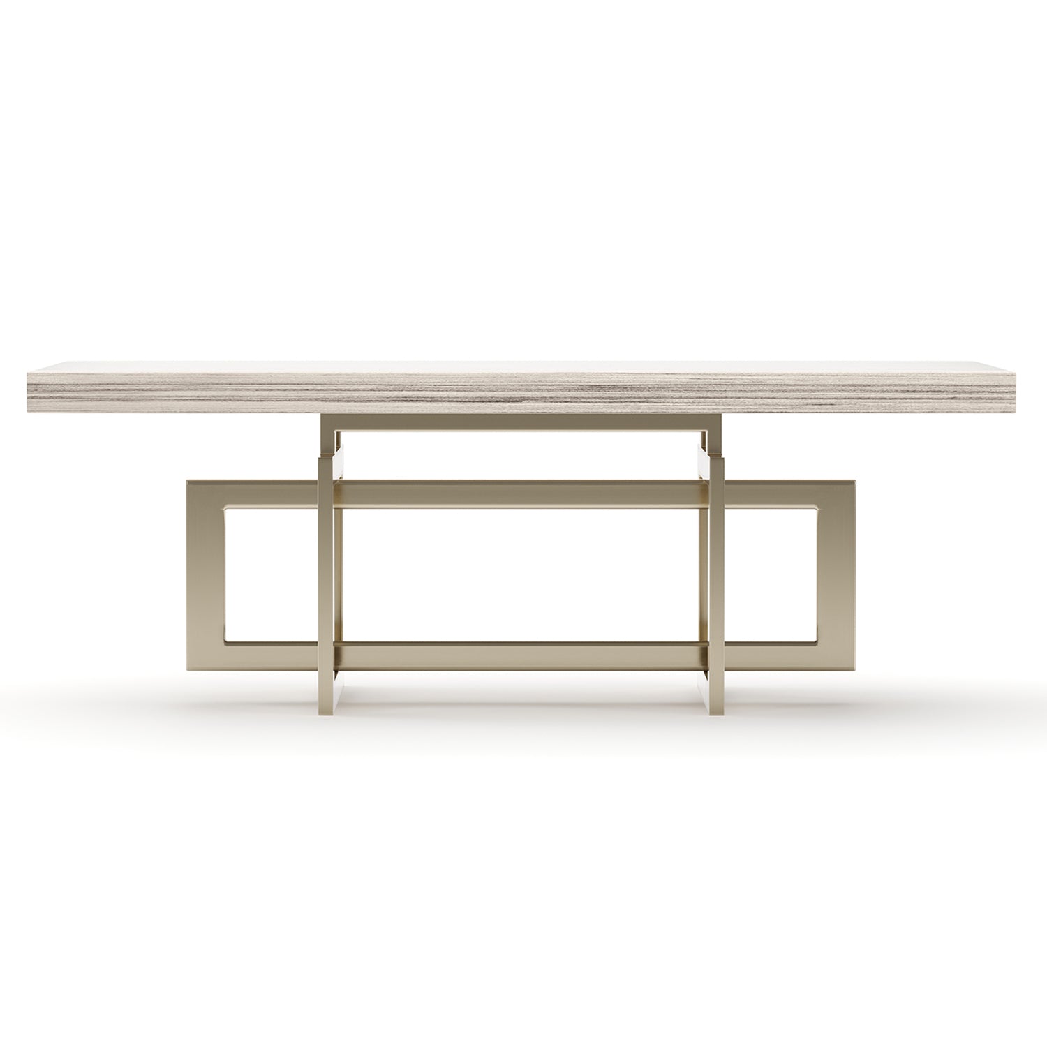 Caracole Wish You Were Here Light 48in Rectangle Cocktail Table