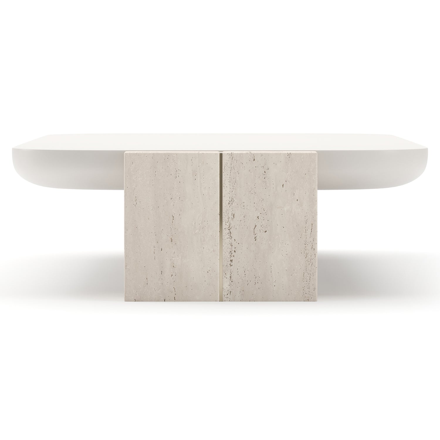 Caracole Overlap Dark Rectangle Cocktail Table
