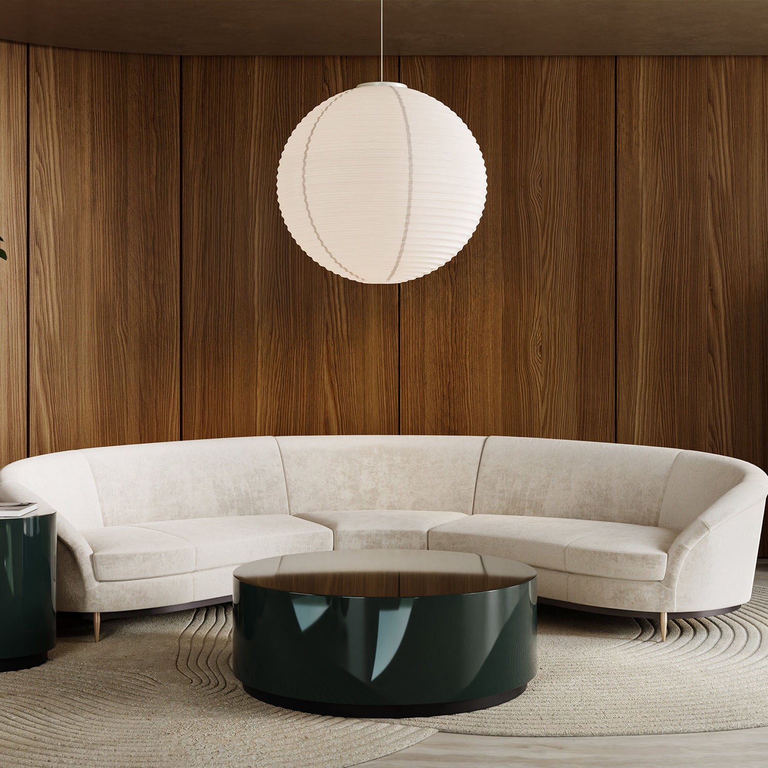 Caracole Cocktail Couture Apatite Round Cocktail Table