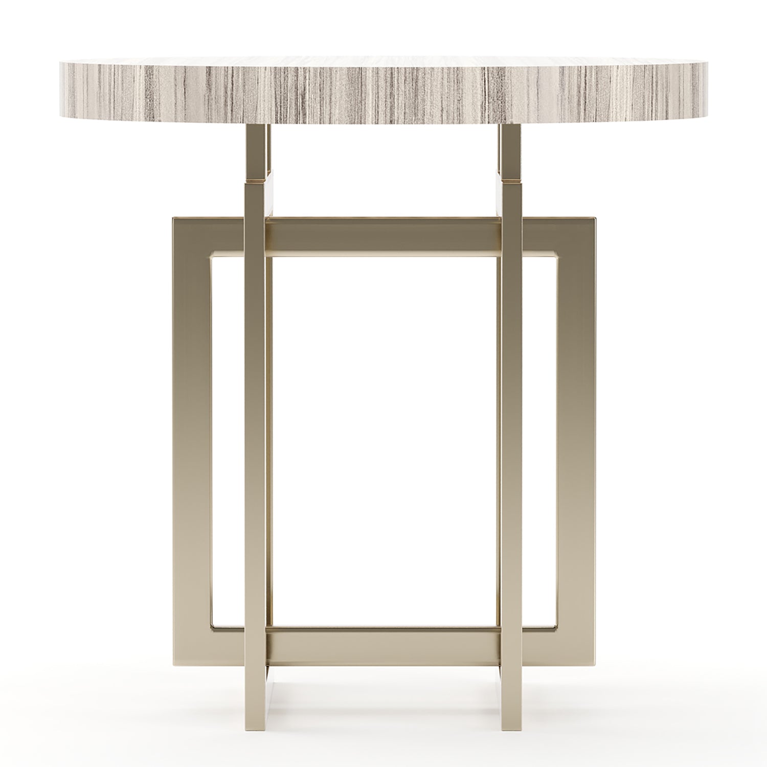 Caracole Wish You Were Here Light Round Side Table