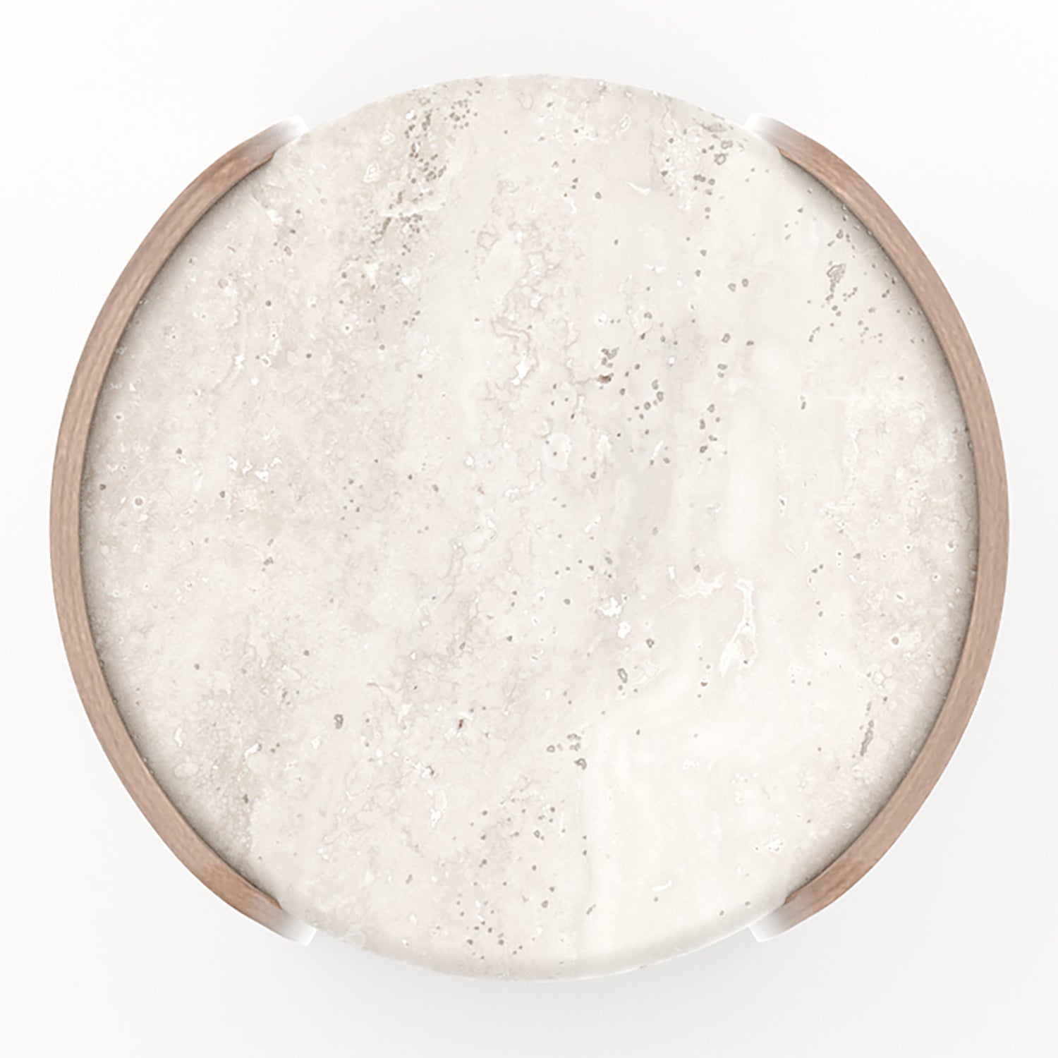 Caracole Fleur Side Table with Wood Shelf