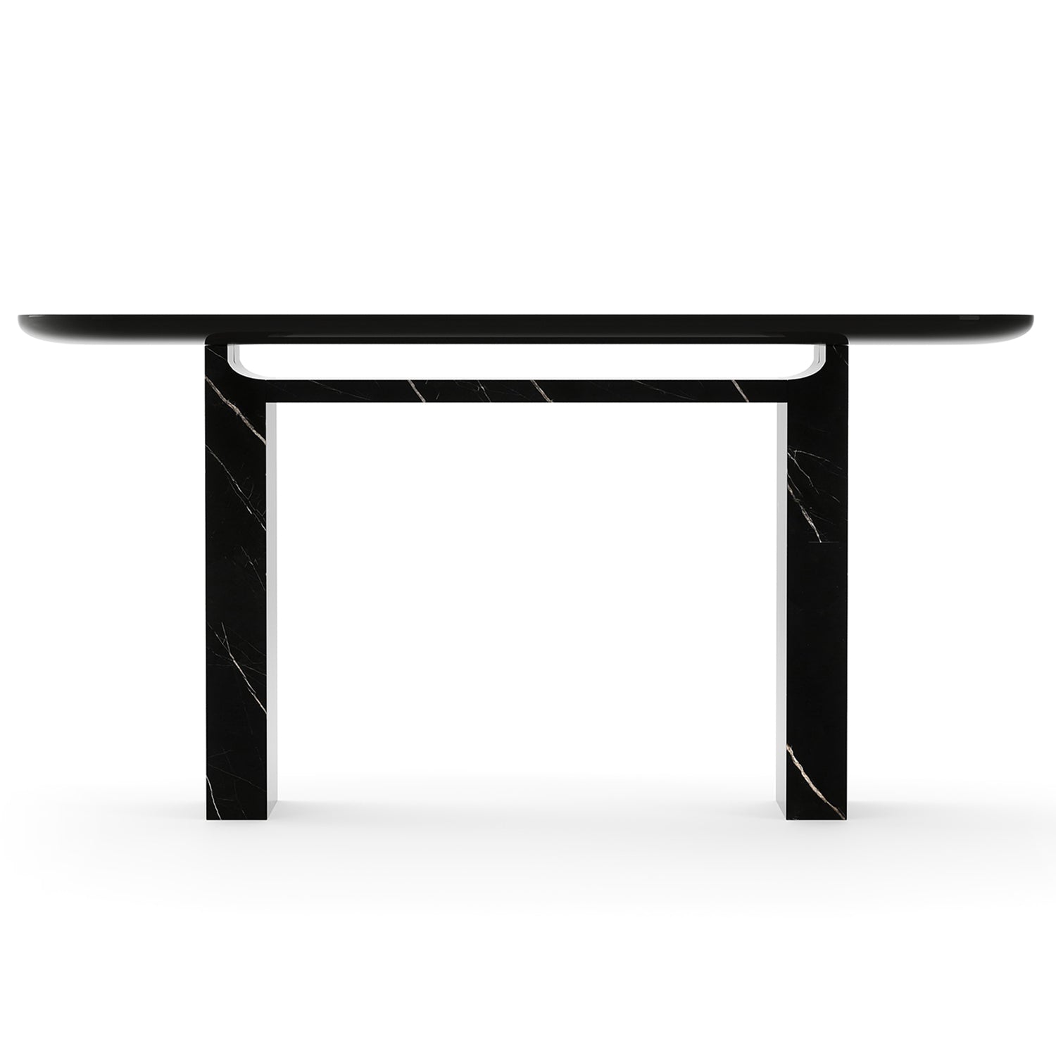 Caracole Overlap Dark Console Table