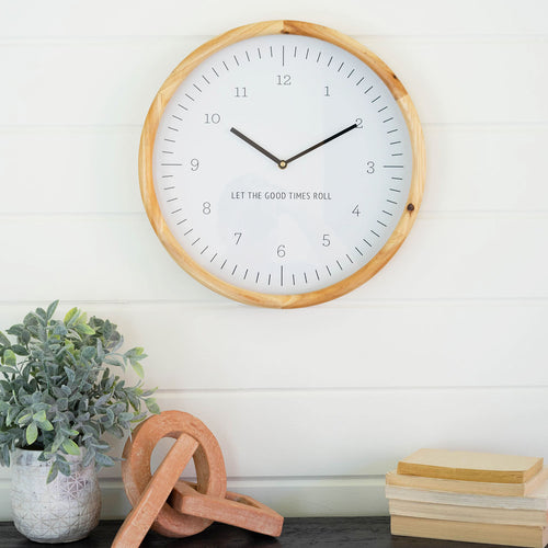 Let The Good Times Roll Wall Clock