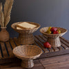 Wicker Compote Set of 3
