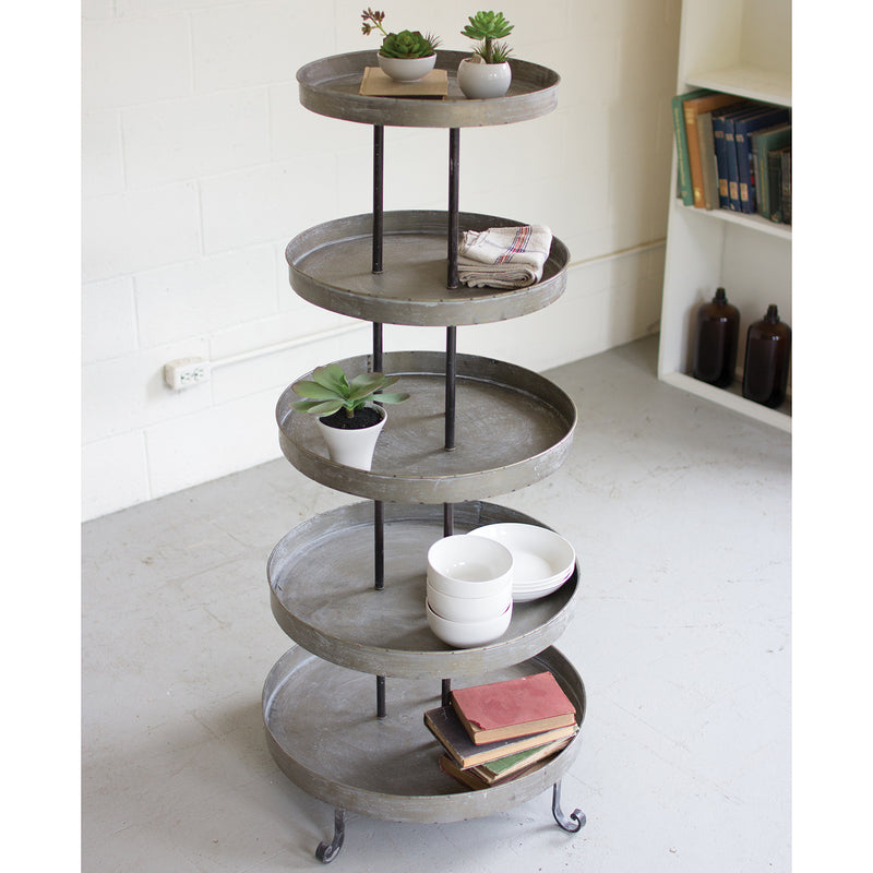 Five Tiered Display Tower