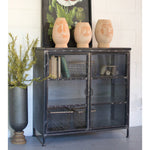 Iron & Glass Apothecary Short Cabinet