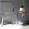 Woven Metal Accent Chair