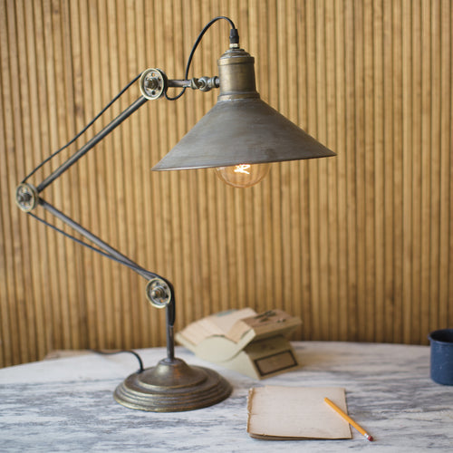Industrial Metal Table Lamp