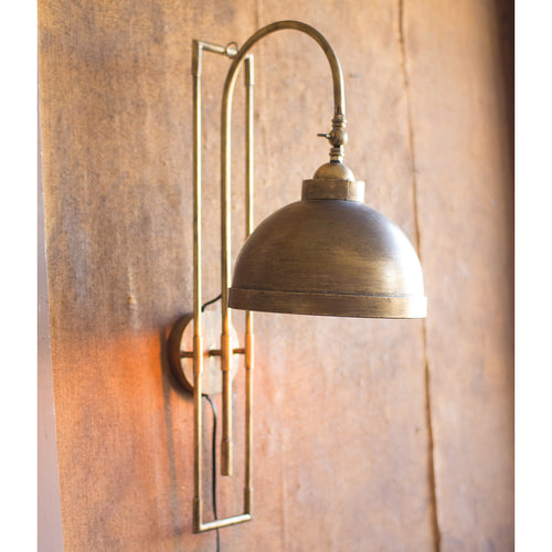 Antique Brass Wall Sconce