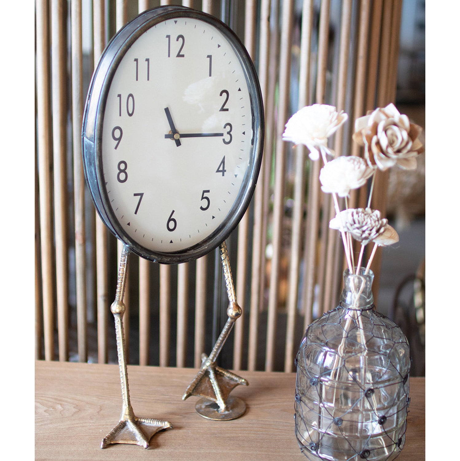 Duck Feet Table Clock