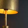Barrel Antique Gold Floor Lamp