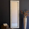 Beaded Rectangle Large Framed Wall Mirror