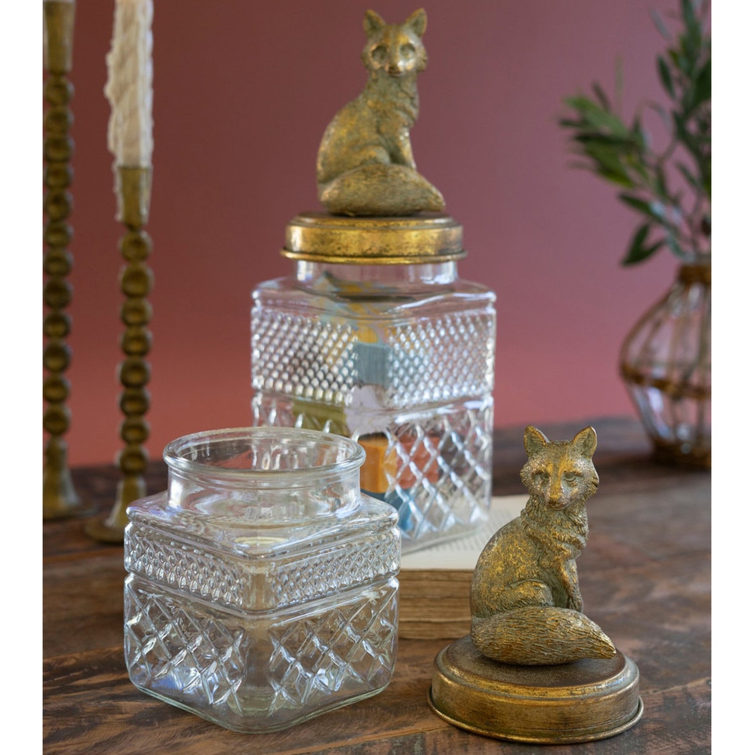 Fox Canister Set of 2