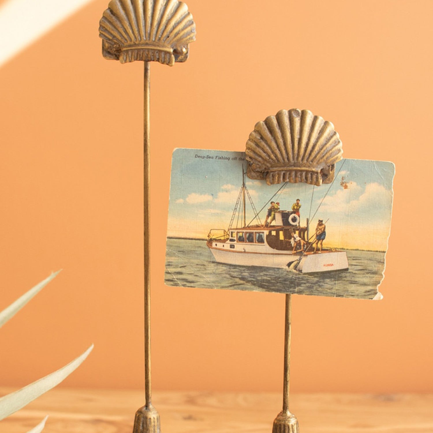 Shell Metal Note Clip Set of 2