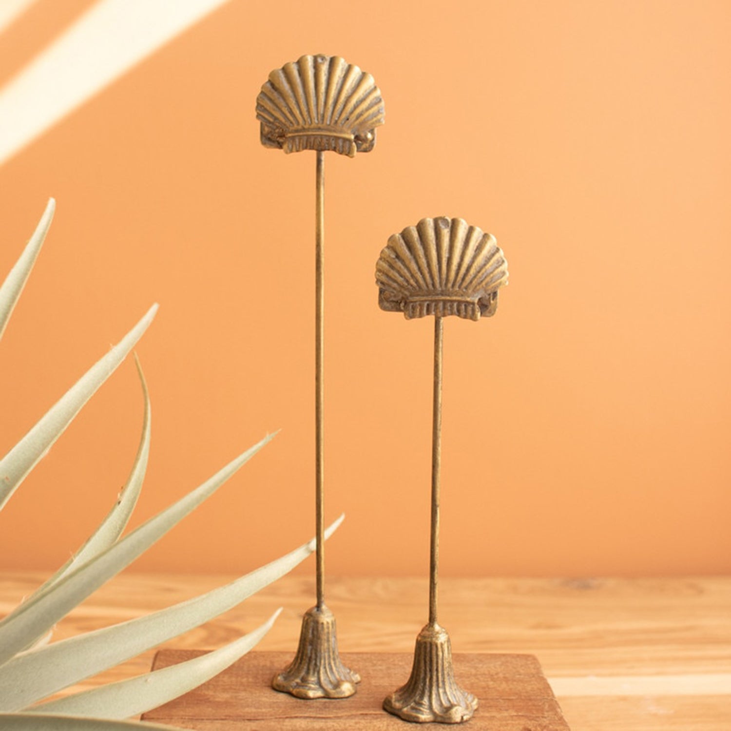 Shell Metal Note Clip Set of 2