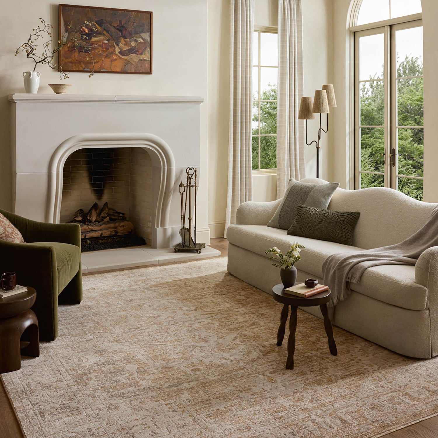 Loloi II Clarisse Taupe/Dove Power Loomed Rug