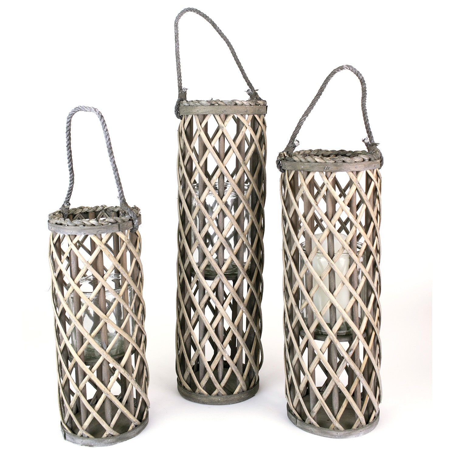 Willow Candle Lantern Set of 3