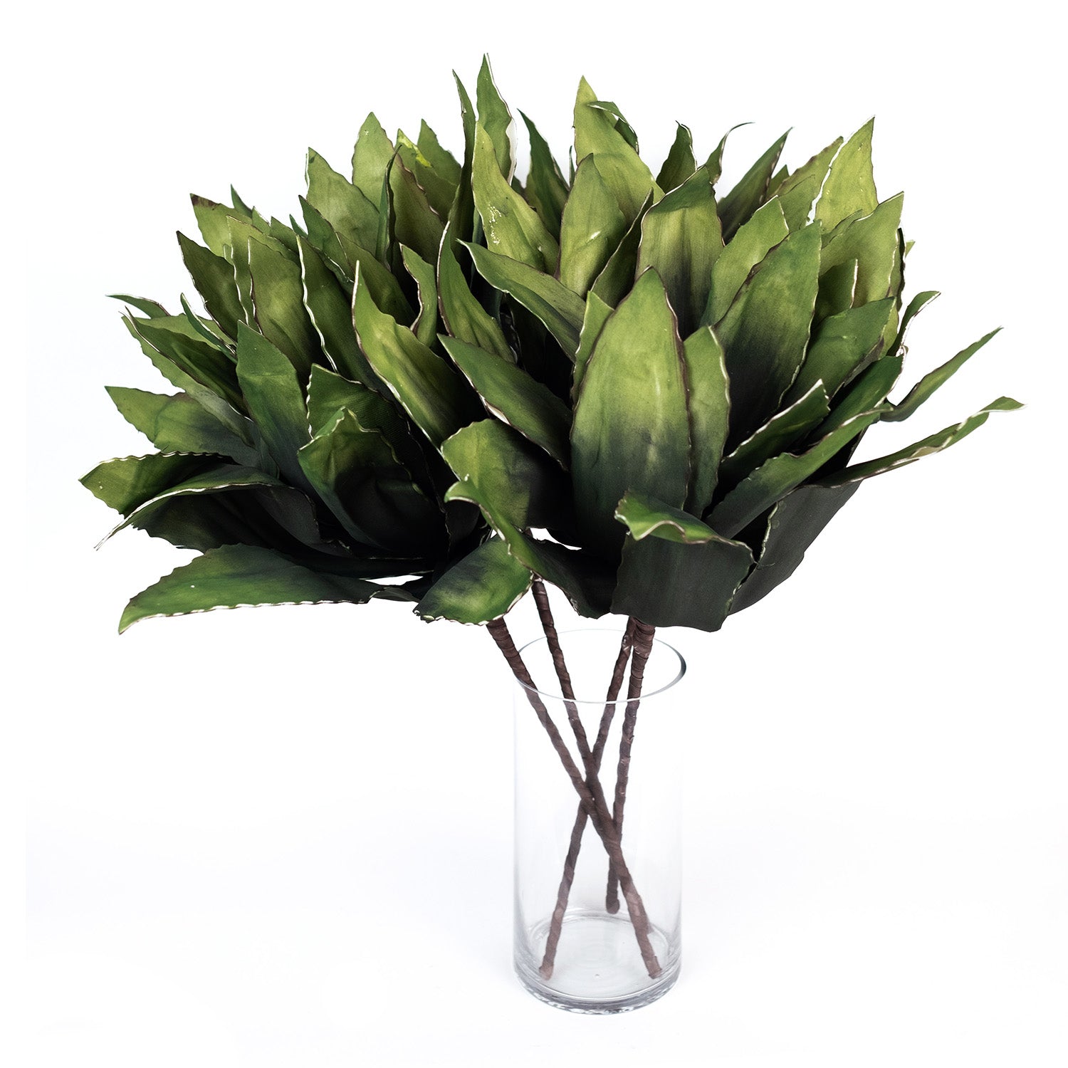 Green Spray Faux Plant Stem Set of 4