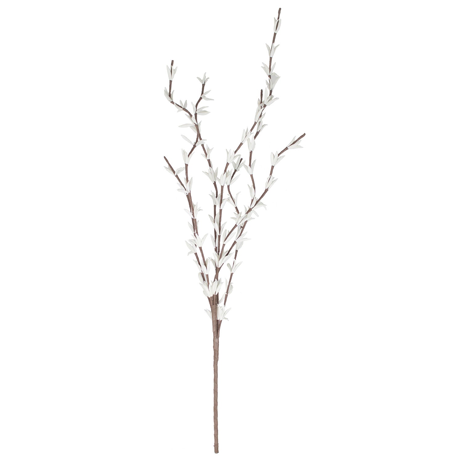 Tiny White Blooms Faux Plant Stem Set of 6