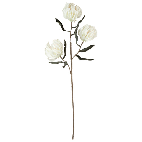 Sweet White Bloom Faux Plant Stem Set of 6