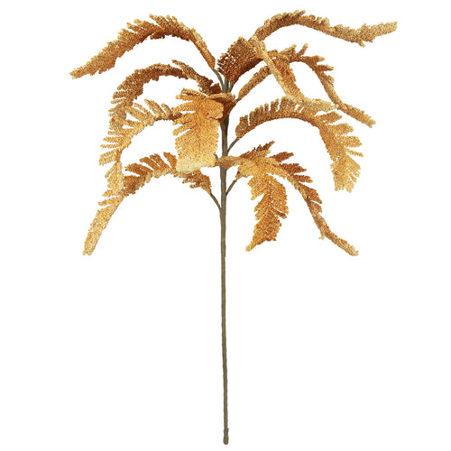 Golden Fronds Faux Plant Stem Set of 6