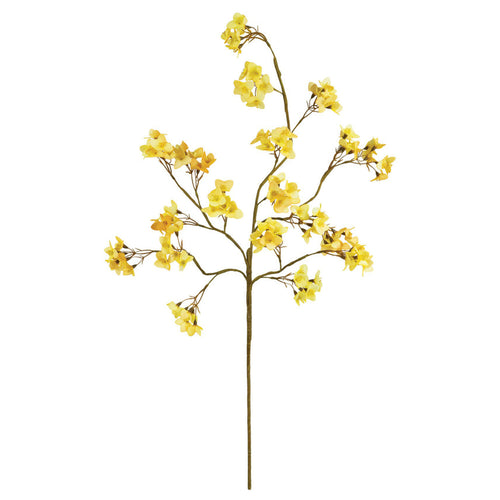 Tiny Yellow Faux Plant Stem Set of 6