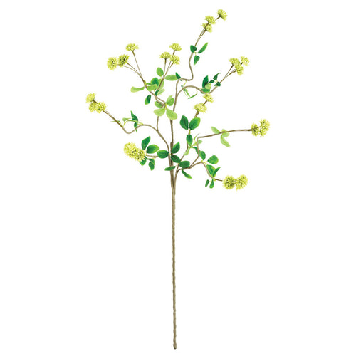 Spiky Yellow Faux Plant Stem Set of 6