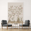 Tempaper & Co Chinoiserie Pomegranate Peel & Stick Wall Mural