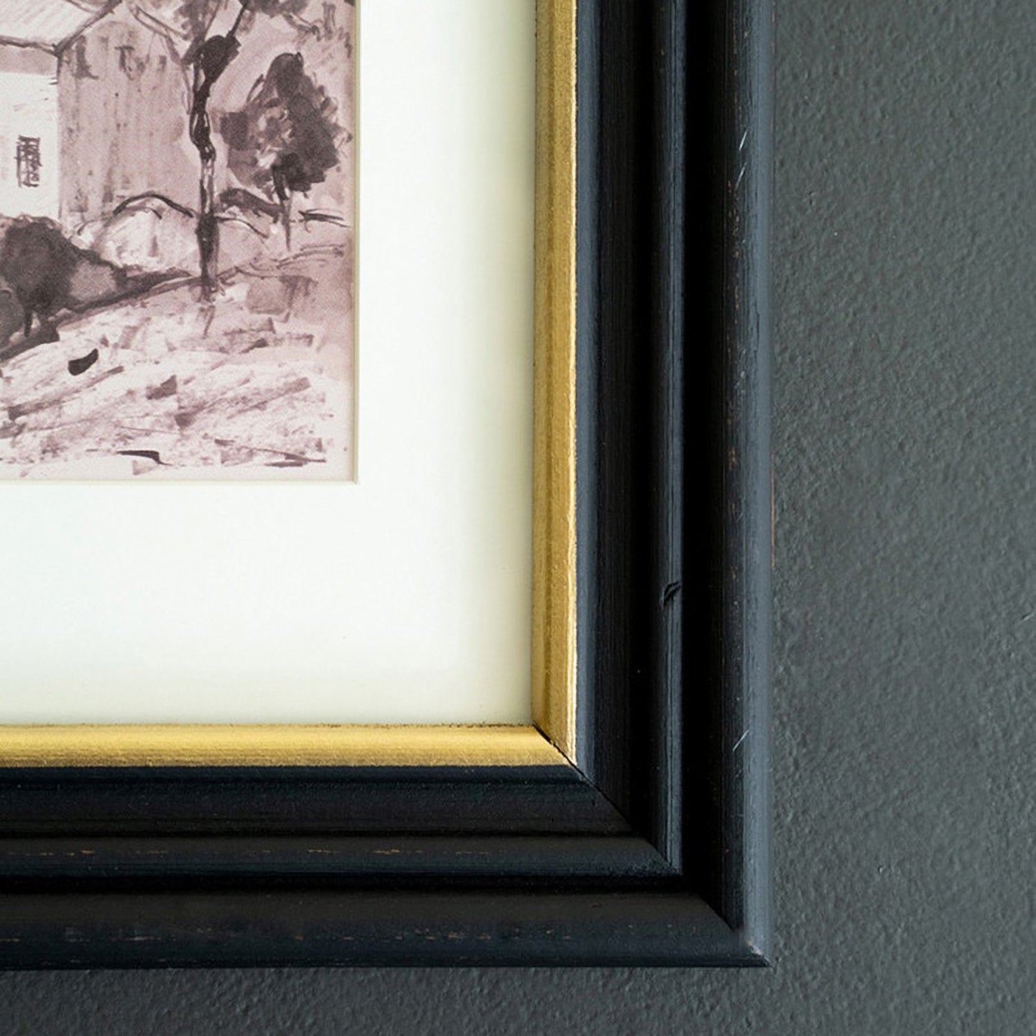 Town Prints Framed Artwork Set of 2