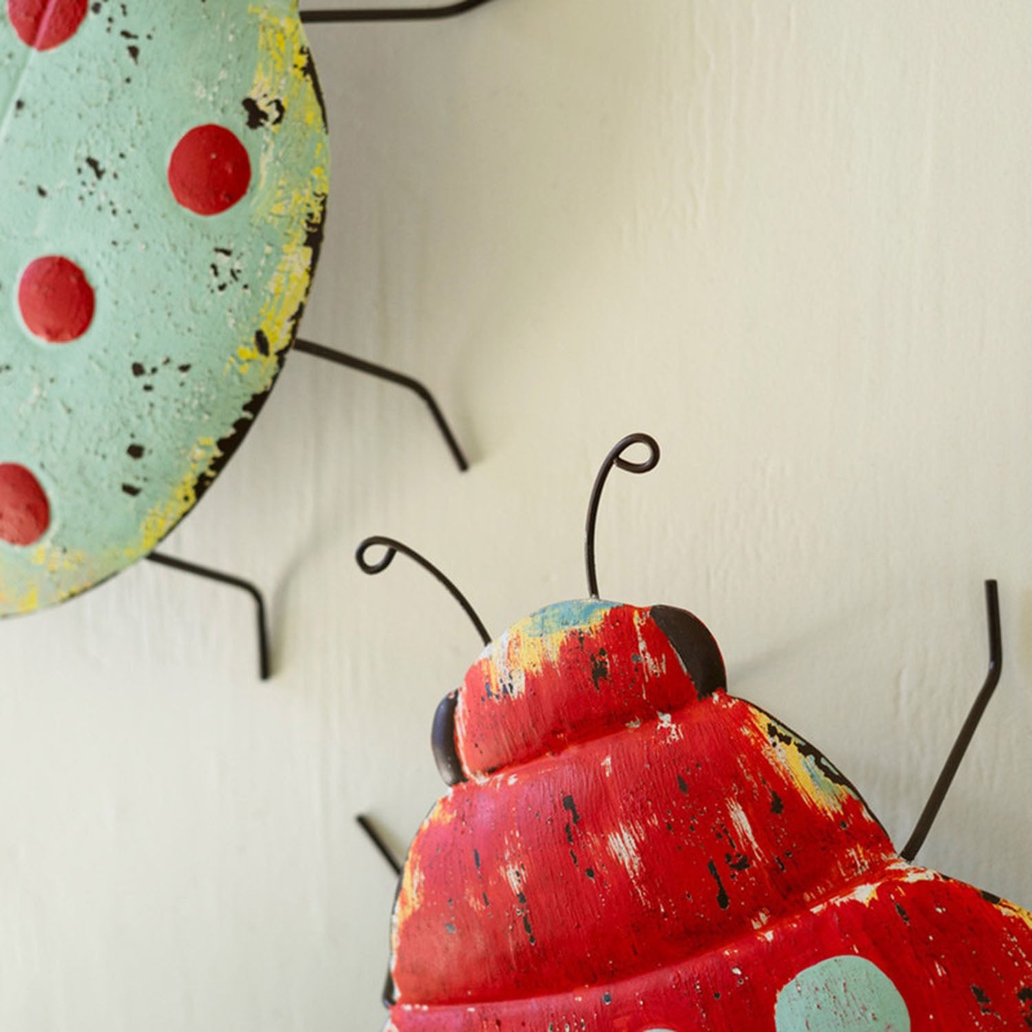 Lady Bug Wall Art Set of 2