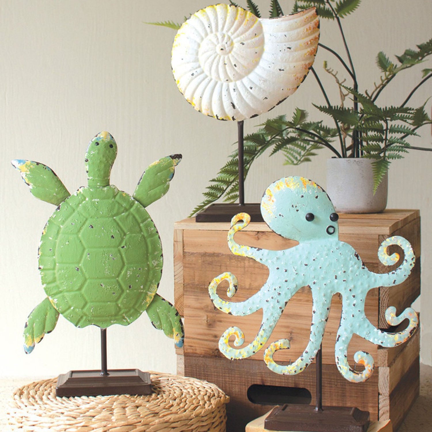 Coastal Sea Creature Set of 3