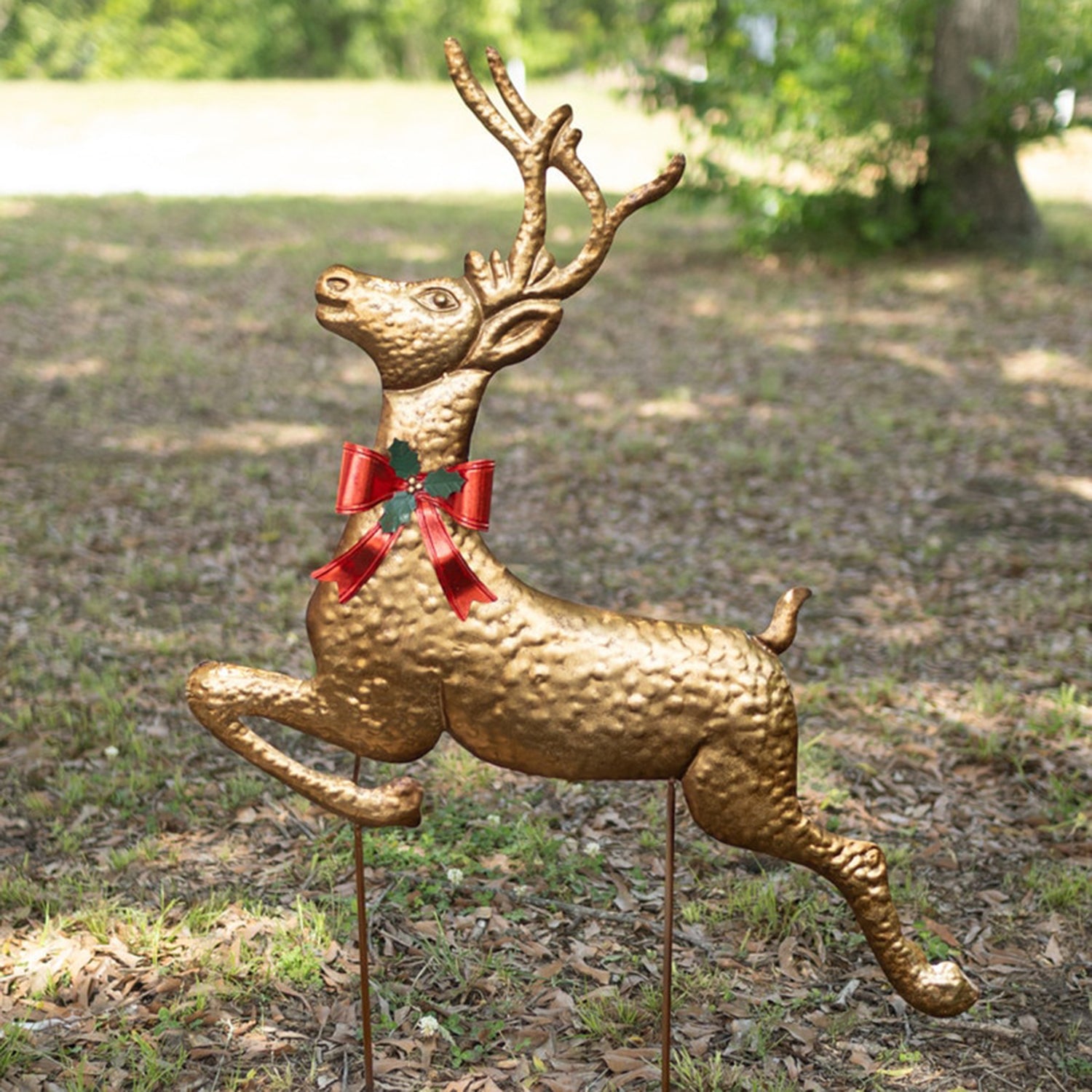 Metal Reindeer Yard Stake