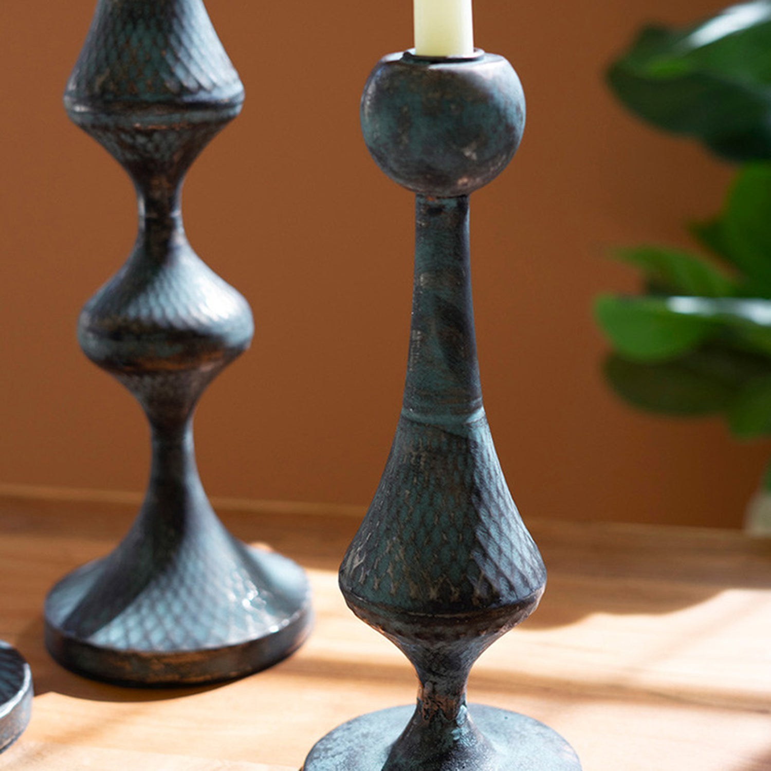 Metal Tower Candle Holder Set of 3