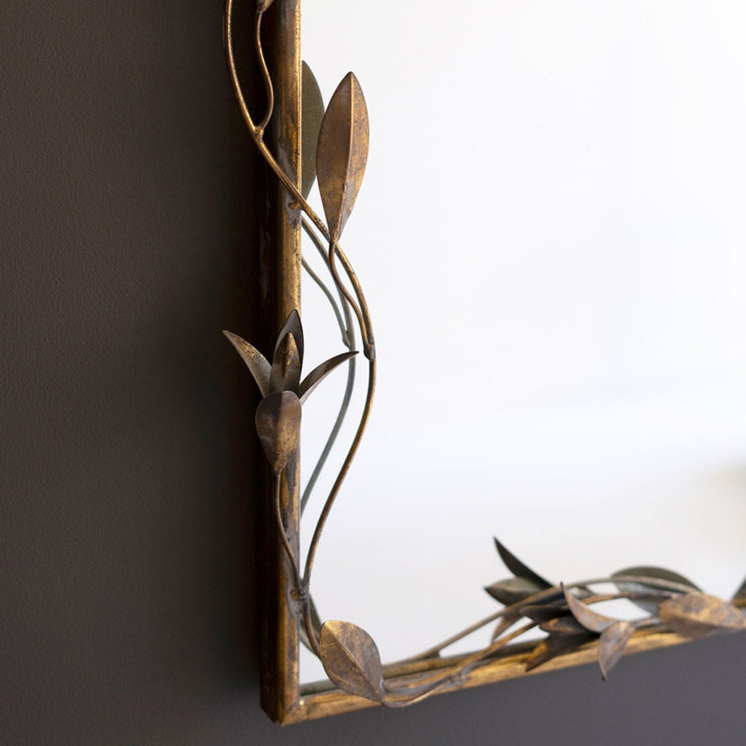 Arched Framed Wall Mirror