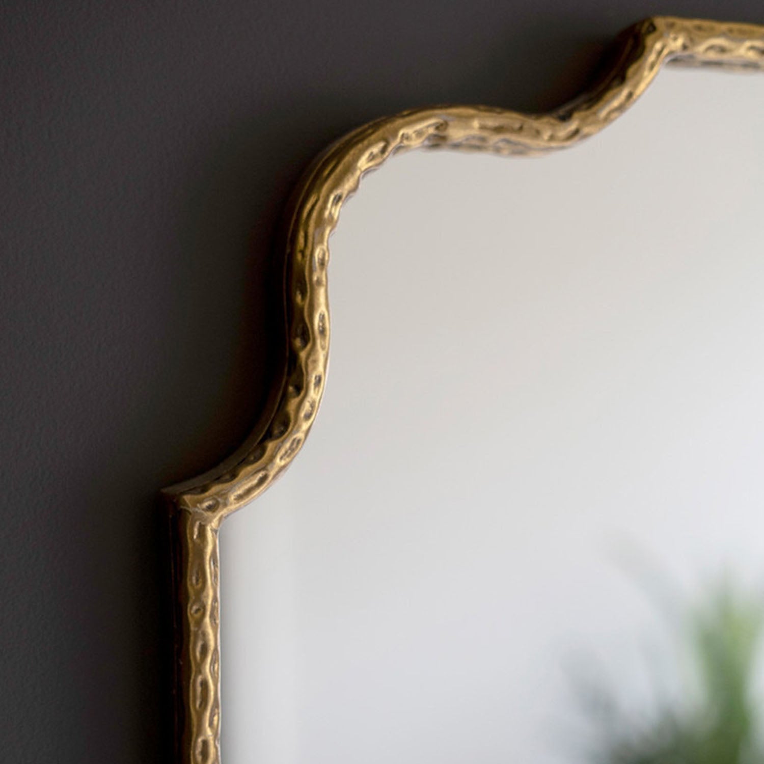 Hammered Framed Wall Mirror