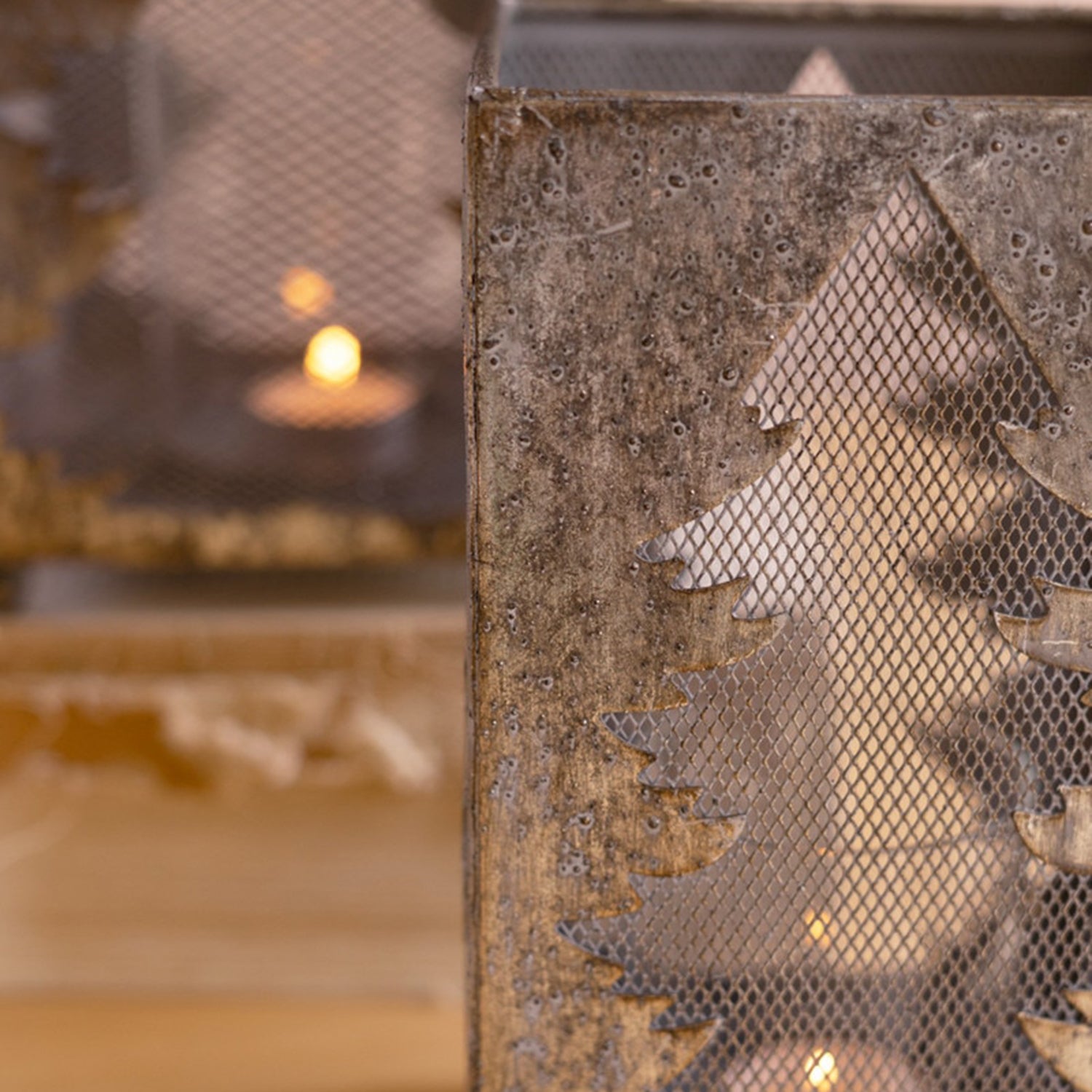 Christmas Tree Luminary Set of 2