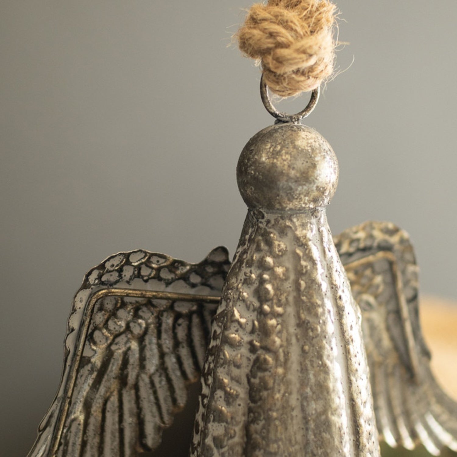 Metal Angel Bell Door Hanger Set of 2