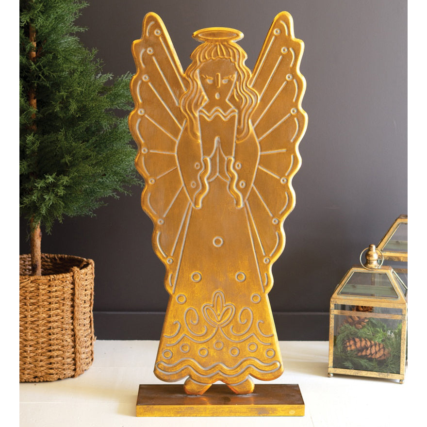 Antique Gold Angel Decorative Object